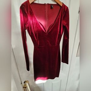 Windsor velvet mini cocktail dress